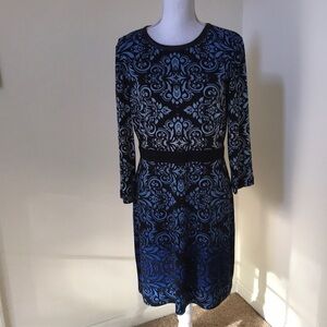 Ali Ro  size 12, blue ombré midi dress